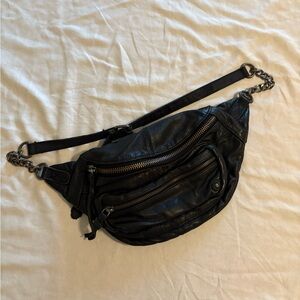 FREE PEOPLE Genuine Leather Sling Bag
